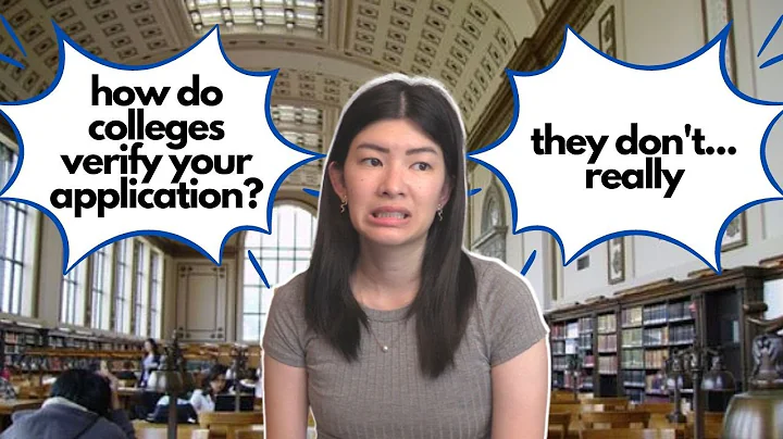 LYING ON COLLEGE APPS?! how do colleges verify the information you are providing?