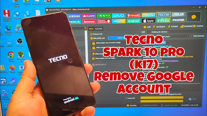 Tecno Spark 10 Pro (KI7) FRP Bypass | FRP Unlock| UnlockTool One Click!