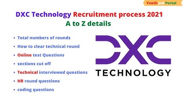 dxc recruitment process 2021|dxc interview process for freshers|dxc interview questions for freshers