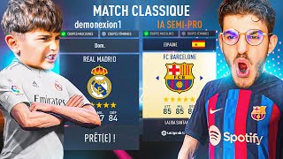 Nadim fait son PREMIER match sur FIFA 23 à 8 ans (en mode GRAVE PRO..) !