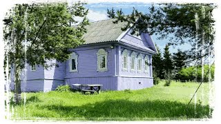 Смотрим жилой бревенчатый дом в деревне Борисовка