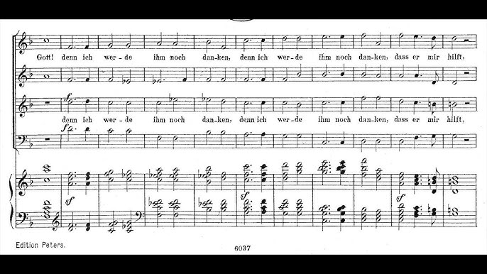 Mendelssohn Psalm 42 Wie Der Hirsch Schreit Nach Frischem Wasser Op 42 Youtube