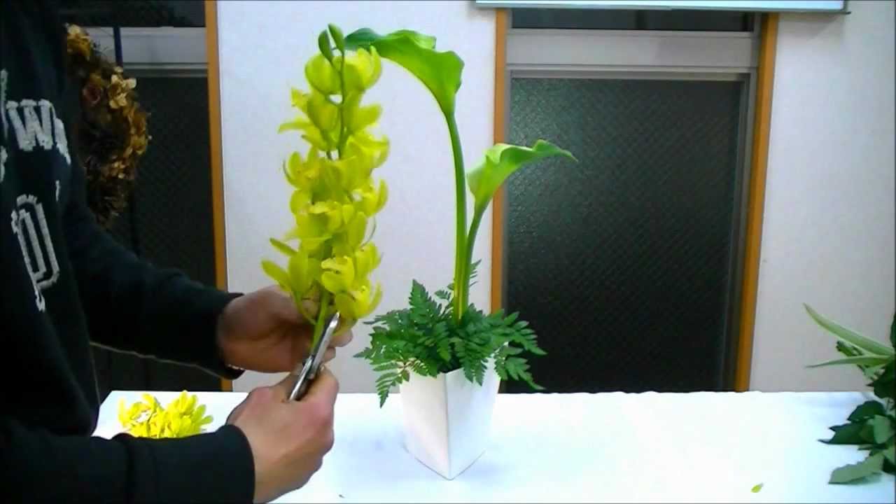 雑誌連載トッププロのフラワーアレンジメント カラーの使い方編 Youtube