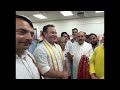 BJP leader of Opposition J&K Sh. Sunil Sharma is facilitated by Munish ji.