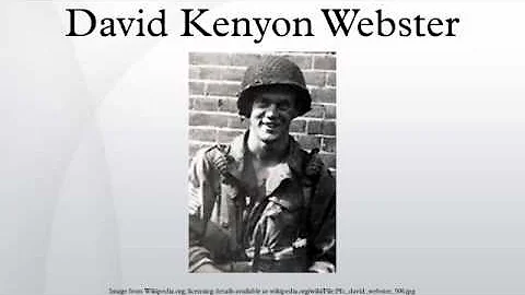 David Kenyon Webster