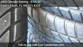 2000 Chrysler Sebring 16" Wheels/Tires - for sale in Miami, Fl 33054