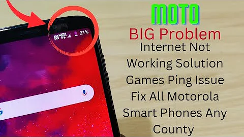 Moto Z3 Z4 Internet Settings 4G+ Not Working Fix Problem | Moto Games MS Ping Problem Solved 2022