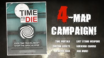 Left 4 Dead 2: Time to Die custom campaign, Advanced difficulty, Realism mode (most Easter Eggs )