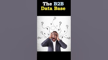 The B2B Data Base #b2b #database #leadgeneration #b2bleads