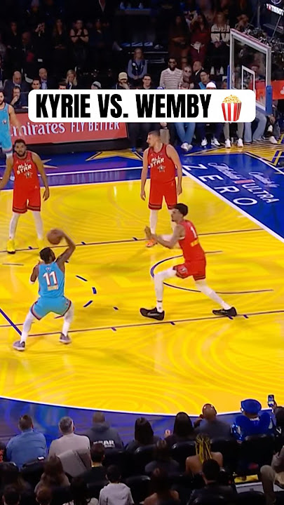 Kyrie vs. Wemby one-on-one 👀