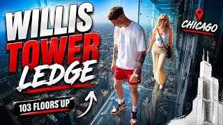 I Walked Out 1,353 Feet Above Chicago 😳 | Willis Tower Ledge POV