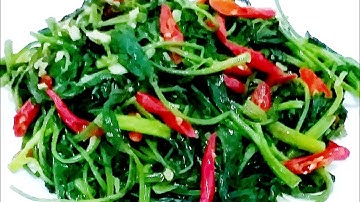 Tips tumis kangkung tetap hijau dan enak / STIR -FRY SPINACH WATER