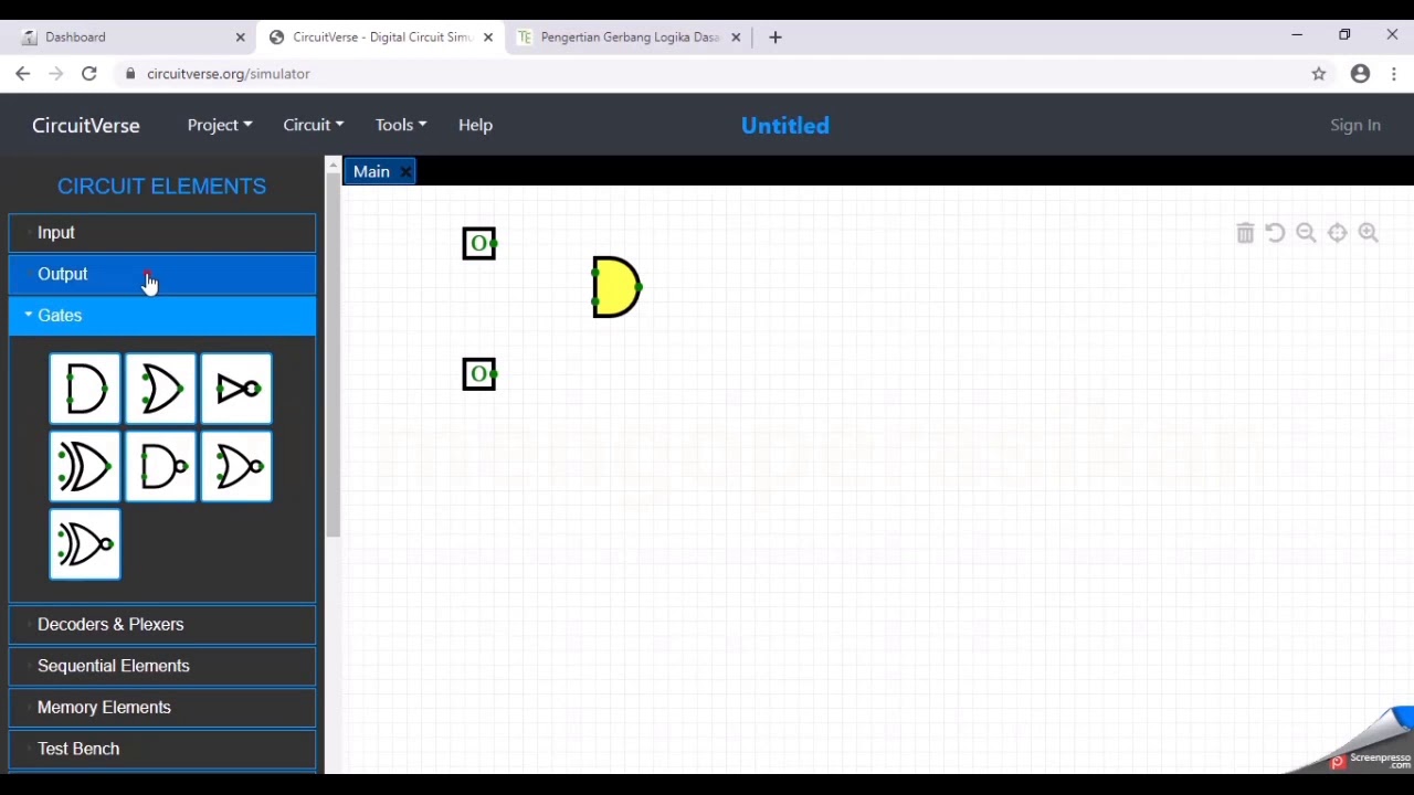 Tutorial membuat program gerbang logika AND YouTube