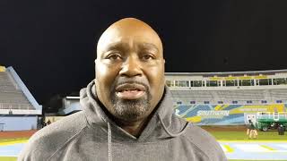 Southern Lab HC Darrell Asberry post game recap. Victory over Hanson Memorial 56-0