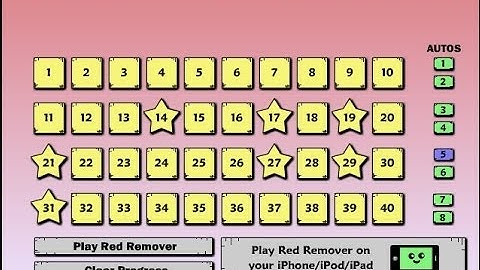 Red Remover Player Pack 2 Walkthrough - Levels 1-10 (Par)