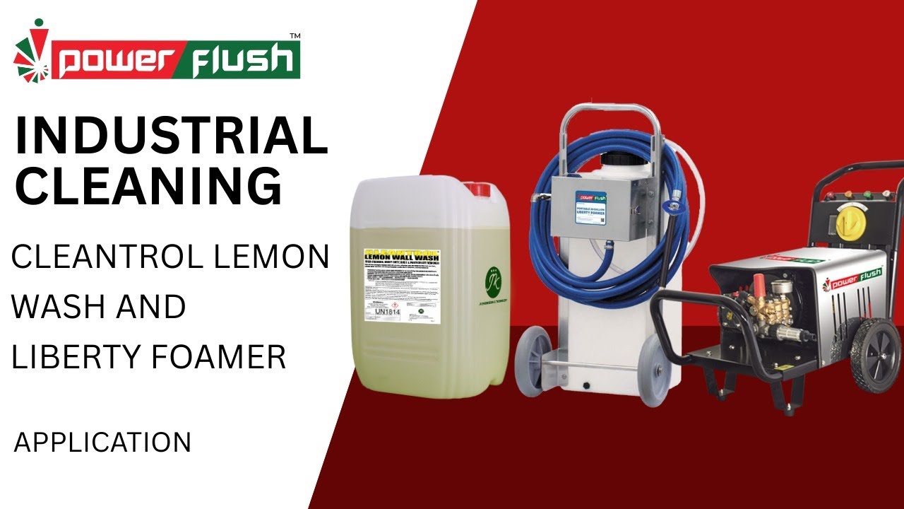 Quick & Easy Industrial Cleaning: Liberty Foamer + Cleantrol Lemon