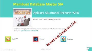 Aplikasi Akuntansi Berbasis WEB dengan CodeIgniter 4# 04 Membuat Database SIA