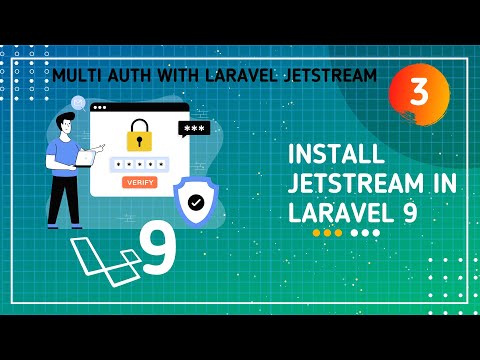 Laravel 9 Multi Auth 3# | Install Jetstream in Laravel 9