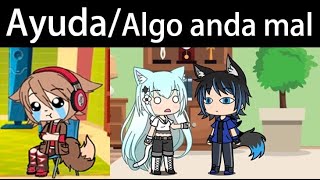 Cuando tu amigo juega online // Meme // Gacha Life