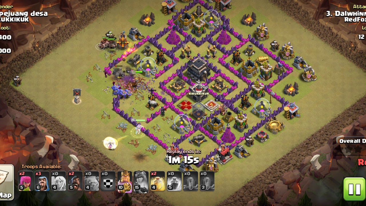 GOHOBO with QW - 3 Star TH9 War Attack