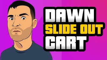 HOW TO CREATE DAWN  CART DRAWER IN SHOPIFY FREE | QUICK AND EASY 2022