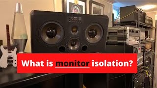 What are monitor isolation pads?