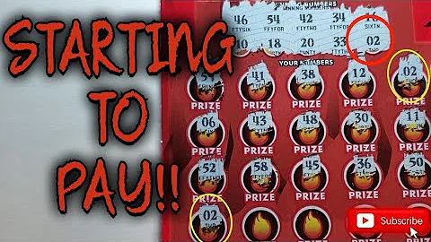 New Ticket Starting to Pay!! | New $30 Raging Hot 7's | NJ Lottery