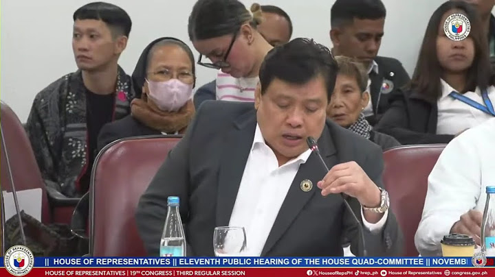 LIVE | Ex-pres. Duterte attends House quad comm drug war hearing (PART 2)