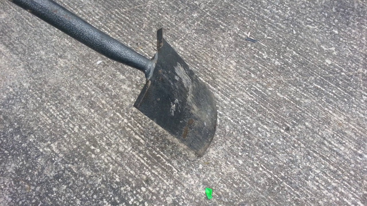 Shovel on concrete ASMR *1000% eargasm guaranteed*