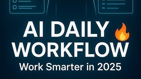  How to Build a Daily Workflow Using AI Tools (Step-by-Step Guide)
