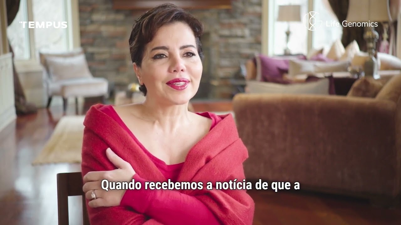 Testemunhal da Paciente Defne da Tempus. No Brasil é com a LifeGenomics