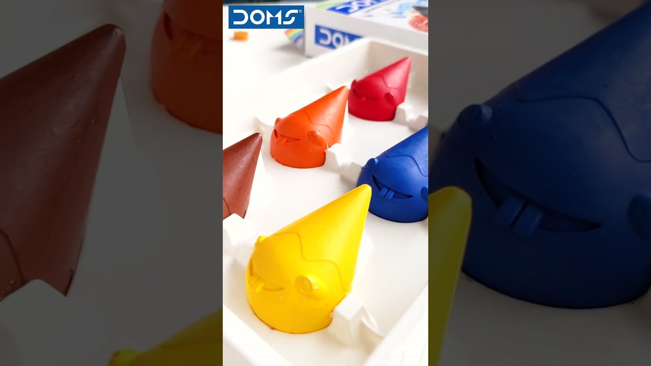 DOMS Dive Into A World Of Colours With Grippie Crayons Perfect For Tiny Hands Art