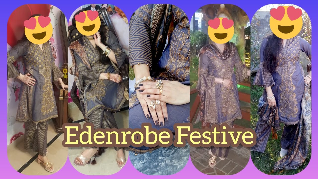 Edenrobe | Fancy Festive | Beautifull Trendy | My Favourite | Humera ...