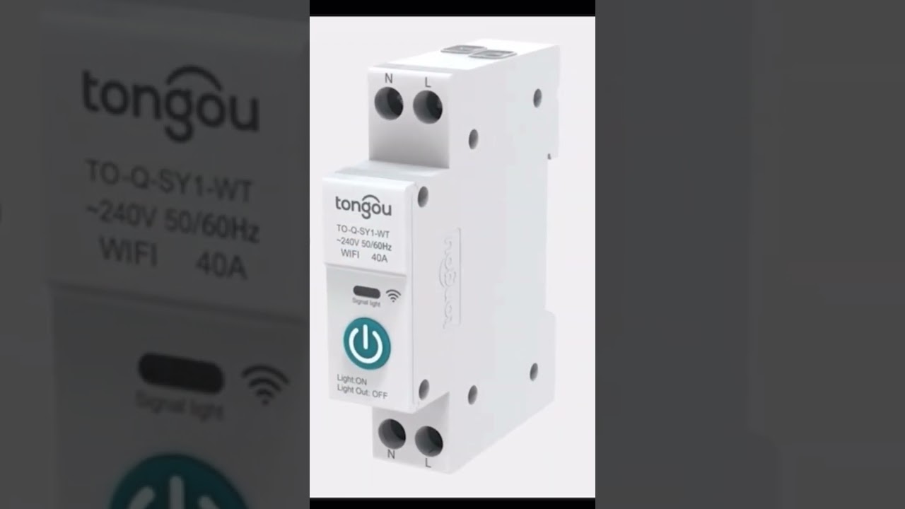 Умный автоматический выключатель с Wi-Fi, счетчик электроэнергии 1P 63A, DIN-рейка для умного дом...