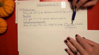 Induktionsbevis 2: Exempel delbarhet