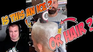 SQUARE HEAD, REALLY ?! Barber has Customer with a Square Head Reaction by Baltataa