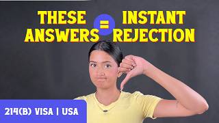 5 Answers That Get Your US Visa Rejected Immediately – 214(b) Explained for Indians