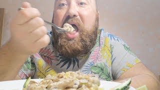 MUKBANG. ЕМ ТАЗИК САЛАТА "ЛЕСНАЯ ОПУШКА". |먹방 . ASMR Eating slurp. ОБЖОРА. MUKBANG. ЕМ ТАЗИК САЛАТА "ЛЕСНАЯ ОПУШКА". |먹방 . ASMR Eating slurp. ОБЖОРА.