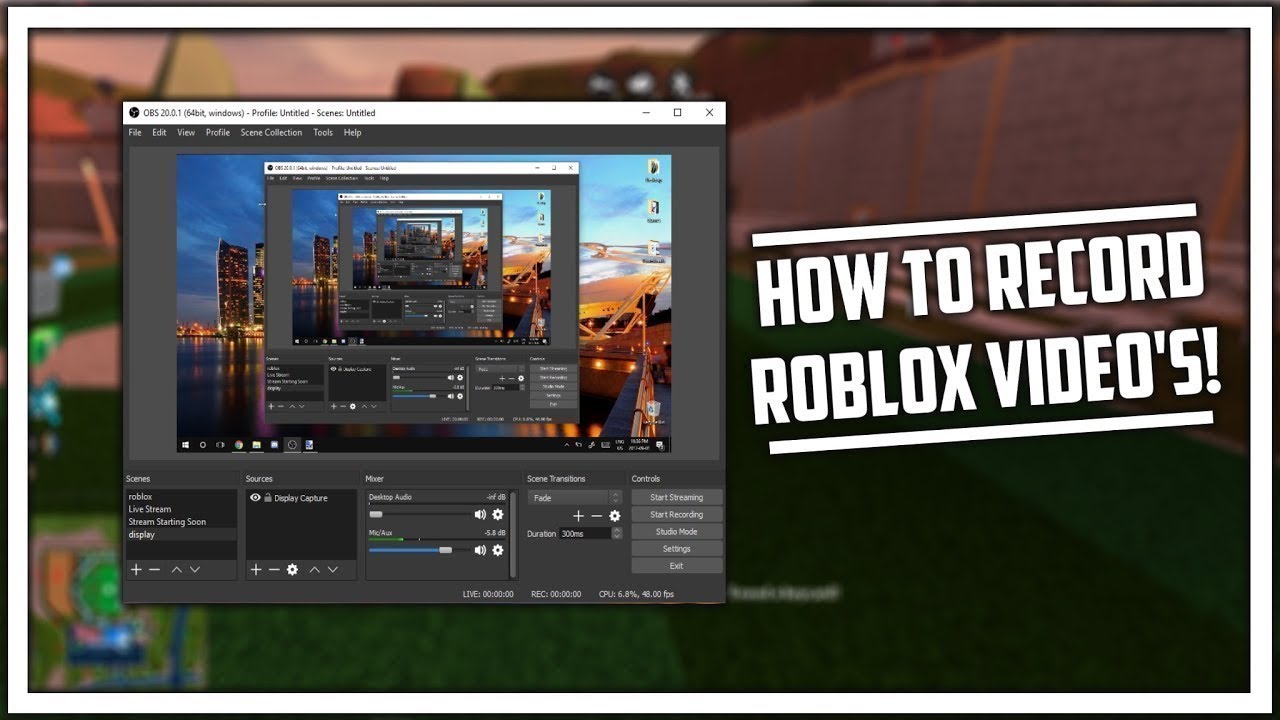 How To Record Smooth Roblox Videos 2020 On A Imac Computer Youtube - how to record on roblox mac