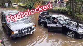 Engine hydrolock at Rufford Ford 2022