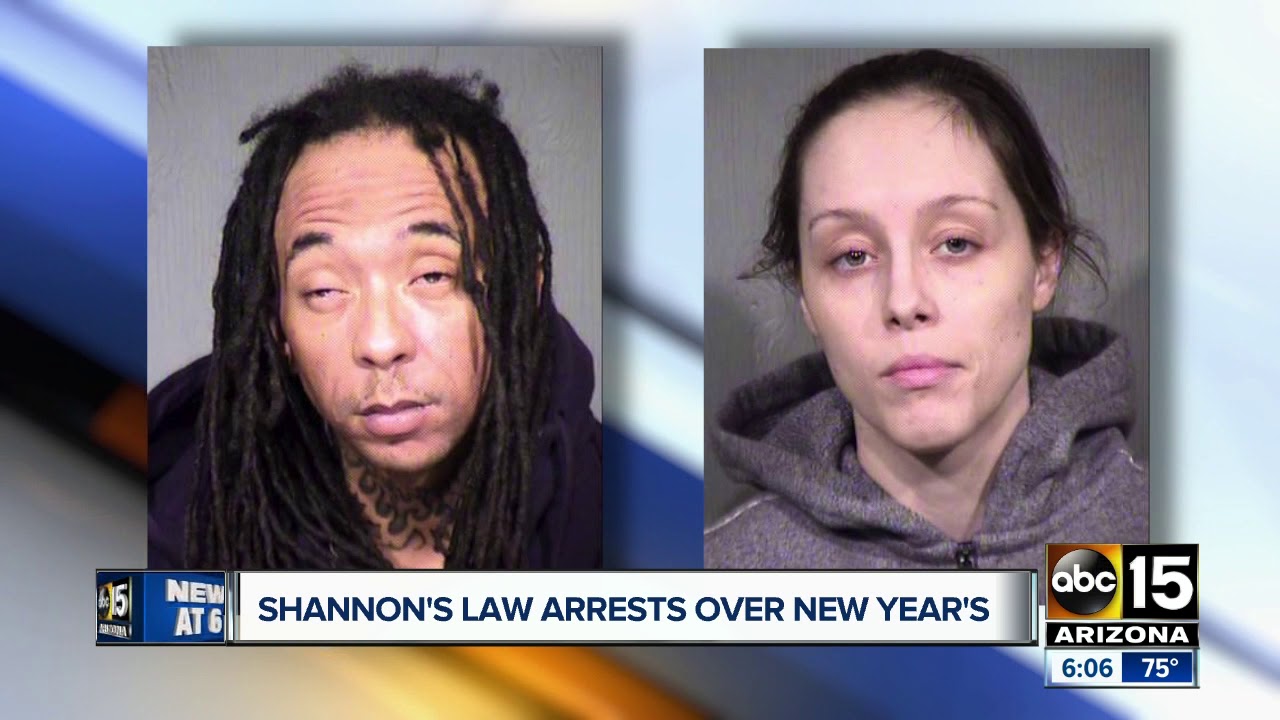 Two arrested for shots fired on New Year's Eve by Phoenix police - YouTube
