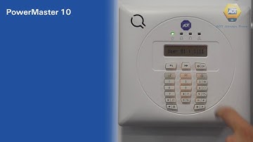 How to change  your alarm master Code - PowerMaster 10 Panel - ADT UK