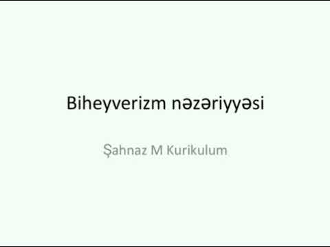 Biheyverizm nəzəriyyəsi