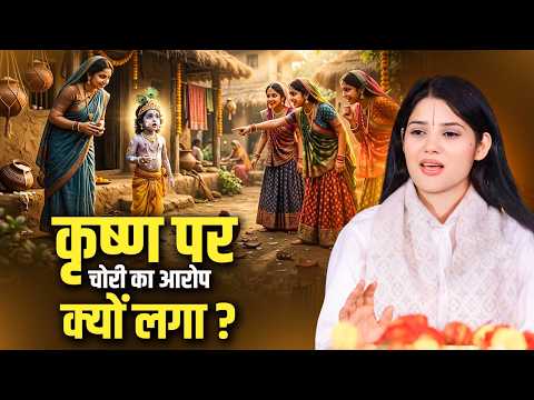कृष्ण पर चोरी का आरोप क्यों लगा? Devi Pratibha Ji