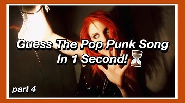 Guess The Pop Punk Song In 1 Second! - Part 4 🧡