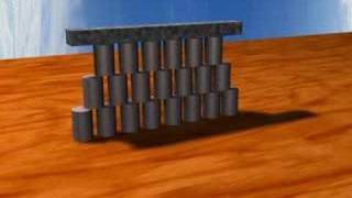 3DSMAX + Reactor voiture collision