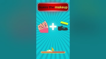 Can You Guess the Makeup? 💄 | Comment Your Answers!#viralshorts  #youtubeshorts #quizgame