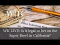 Is it legal to gamble on sports in California?