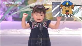 MURAKATA NONOKA   Anak Jepang 3 Tahun Lucu nyanyi di panggung -  Sub Indo