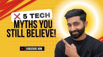 5 Tech Myths Everyone Still Believes in 2025 😱